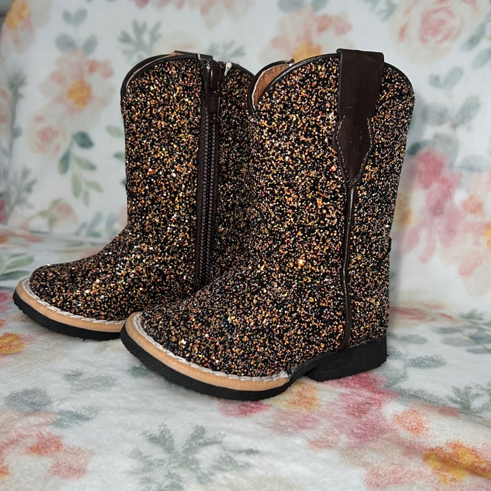 Brown Mermaid Tanner Mark Boots infant size 4